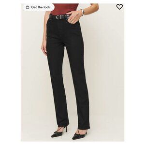 Reformation Jax Stretch High Rise Straight Jeans